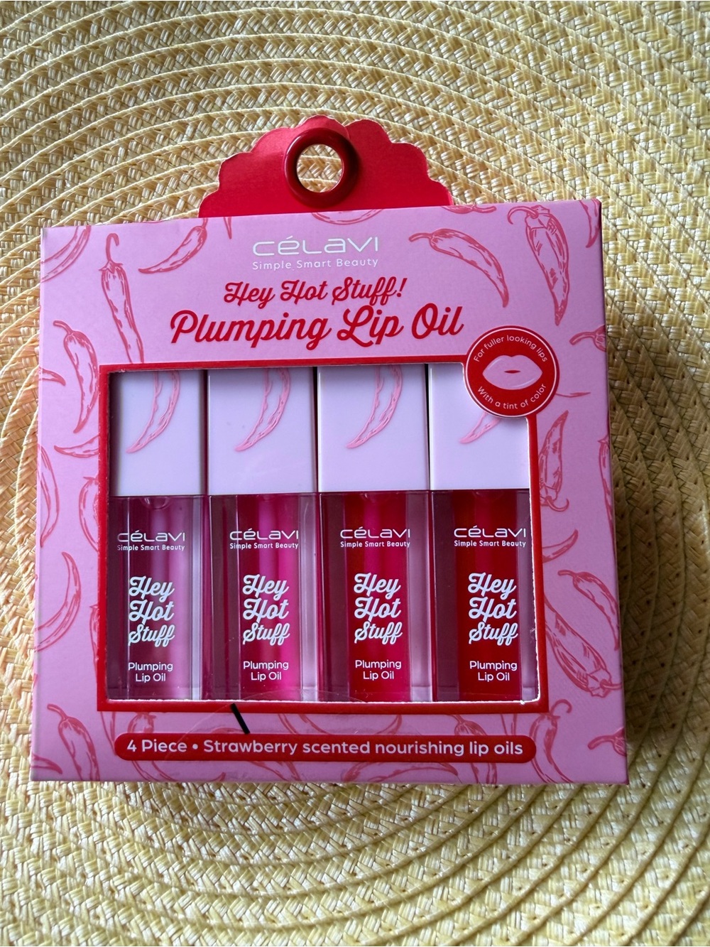 Hey Hot Stuff! Plumping Lip Oil Set - Pink & Red Shades